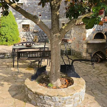 Magnolia Traditional Stone House In Vamvakou Exterior photo